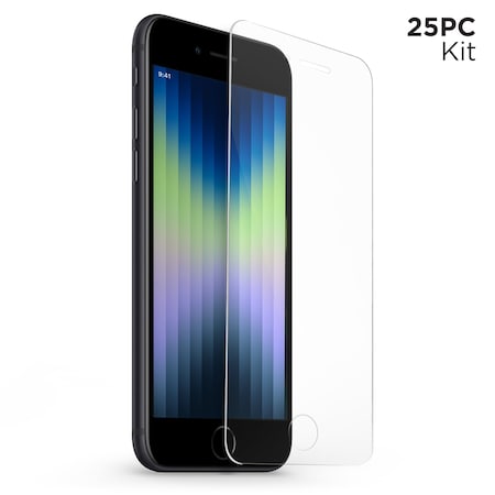 Naztech Naztech IntelliShield HD Tempered Glass 25pc Kit iPhone SE 15288
